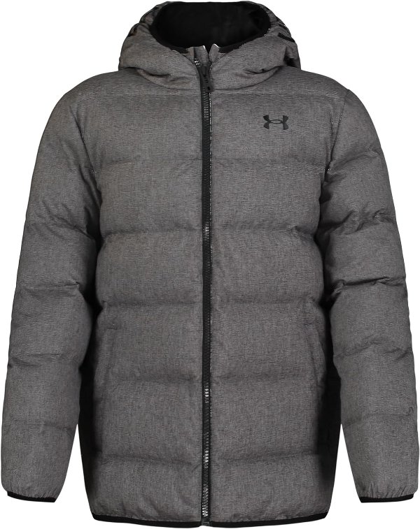 Under Armour Boys' Pronto Puffer Jacket, Mid-Weight, Zip Up Closure, Repels Water