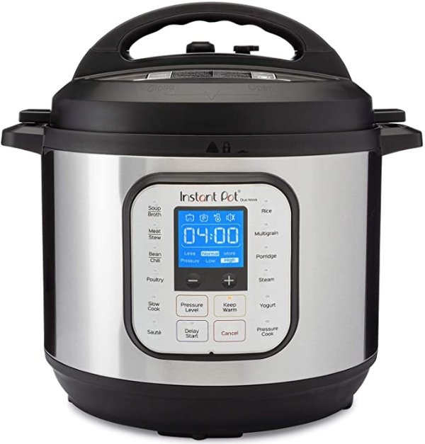 Pot Duo Nova Pressure Cooker 7 in 1, 8 Qt, Best for Beginners