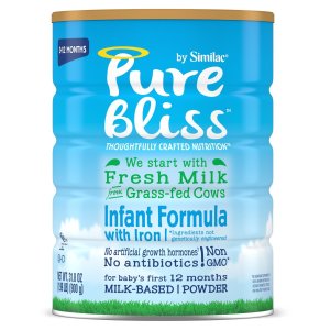 雅培 Pure Bliss 高端系列非转基因含铁婴儿配方奶粉，31.8 oz，0-12月