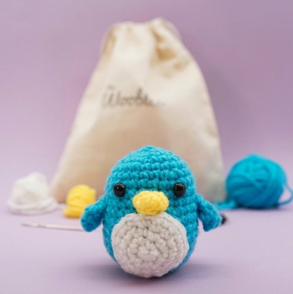 Beginner Crochet Kit Penguin by The Woobles Easy First | Etsy