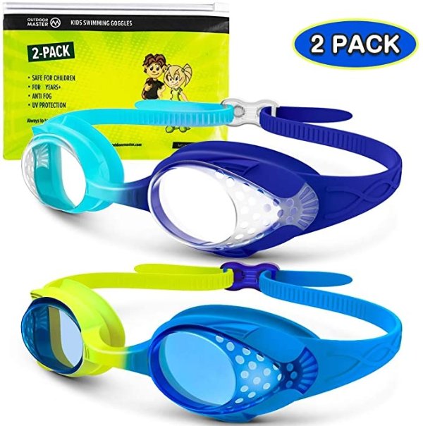 Kids Swim Goggles 2 Pack