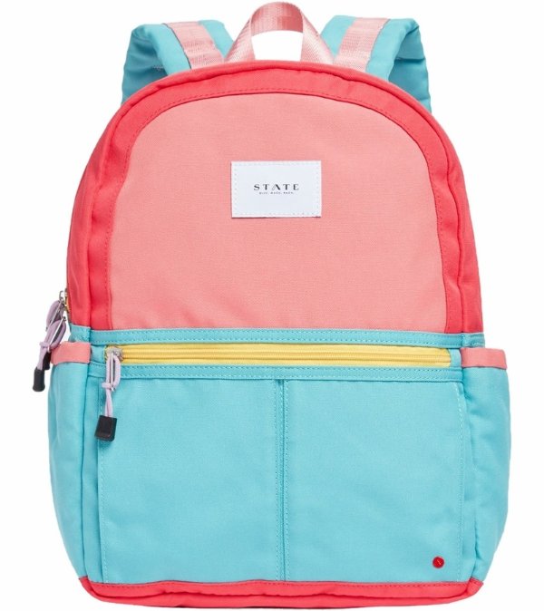 Kane Backpack Diaper Bag - Pink/Mint
