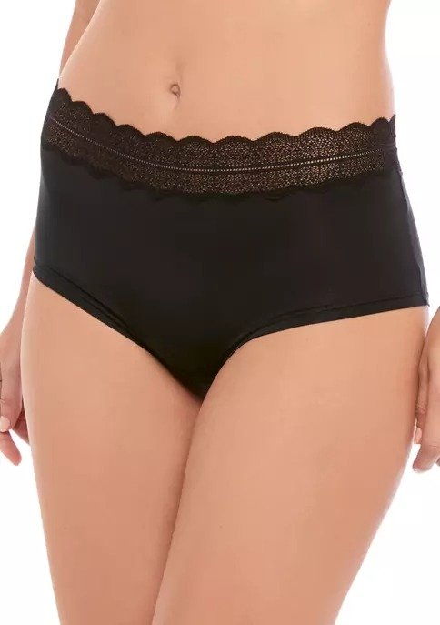 Micro Scallop Lace High Waist Hipster