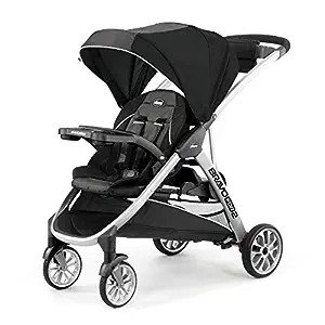 Bravo For2 Standing/Sitting Double Stroller, Iron