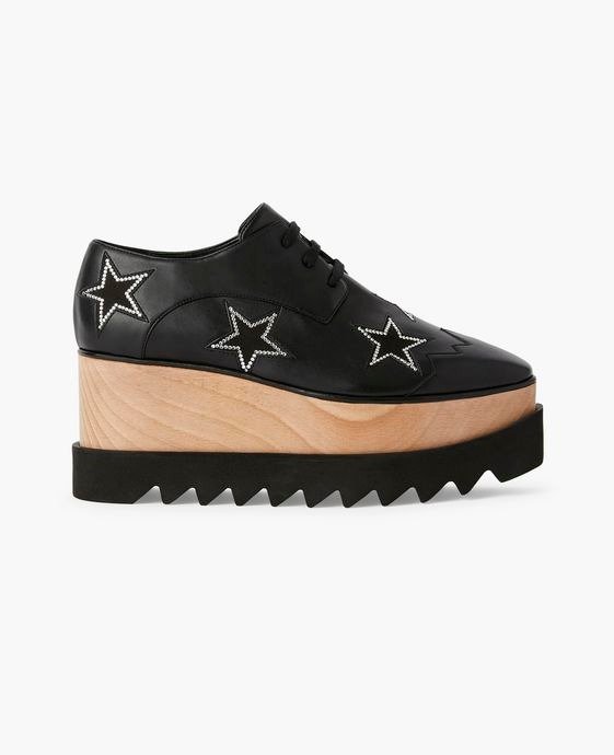 Women's Black Elyse Crystal Star Shoes | Stella McCartney Men