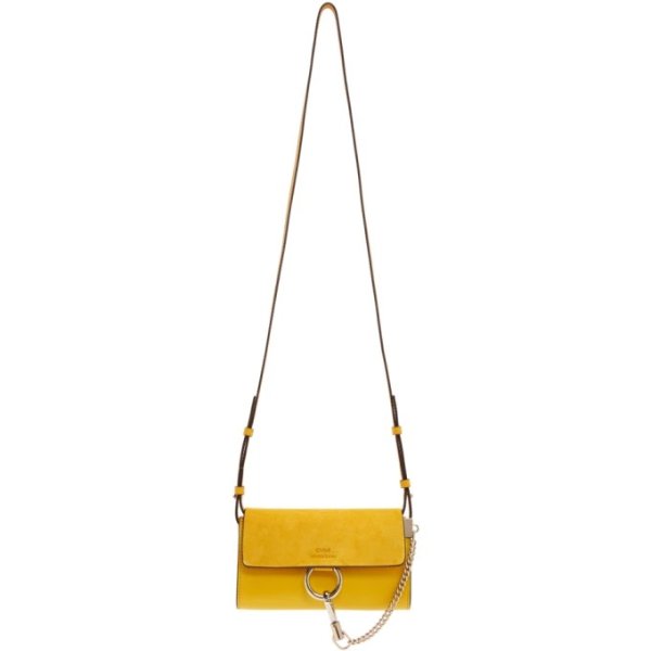 - Yellow Mini Faye Wallet Bag
