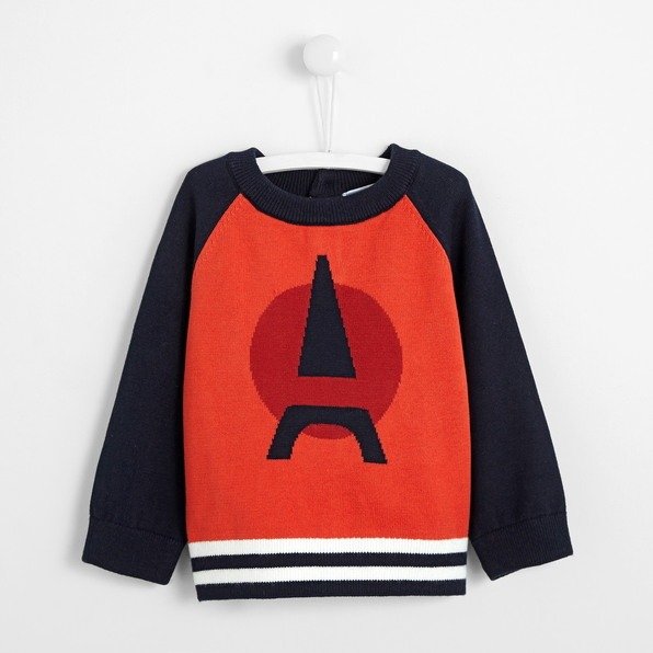 Toddler boy Eiffel Tower sweater