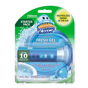 Scrubbing Bubbles Fresh Gel Toilet Bowl Cleaning Stamps, 6 Stamps