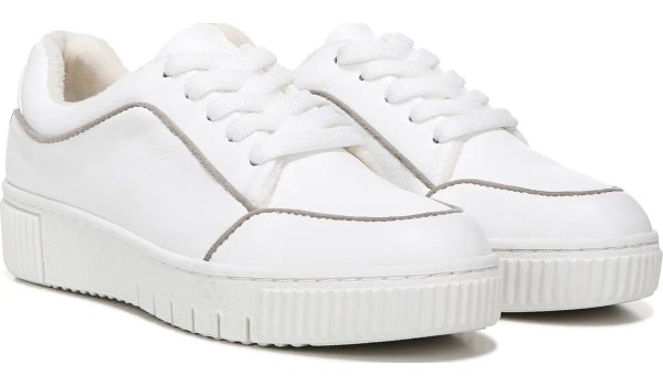 .com | Soul SOUL TIA SNEAKER in WHITE FABRIC Sneakers