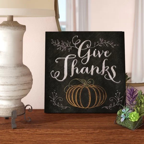 'Giving Thanks Beauty' Graphic Art Print on Canvas'Giving Thanks Beauty' Graphic Art Print on CanvasRatings & ReviewsMore to Explore