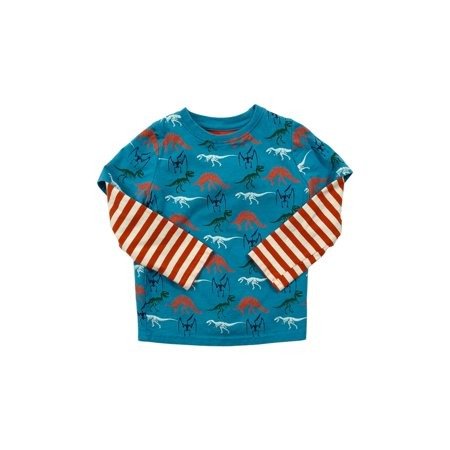 Coyote & Co. Toddler Boy All Over Dino Print Long Sleeve T-shirt