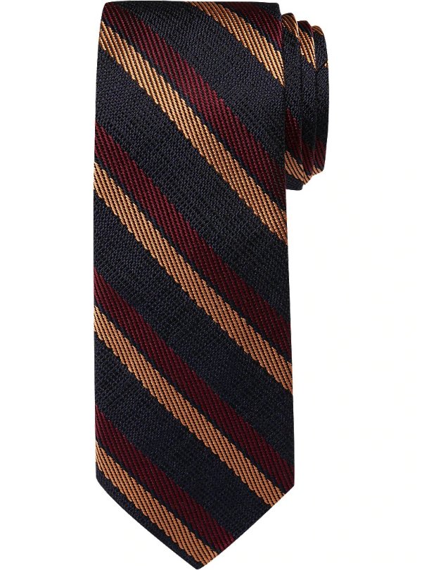 Reserve Collection Woven Stripe Tie - Ready for Anything | Jos A Bank