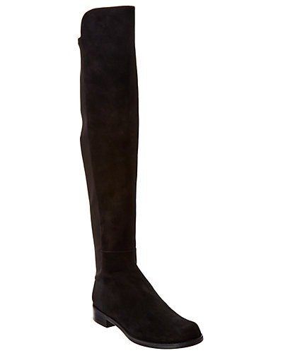 Suede Over-the-Knee Boots / Gilt