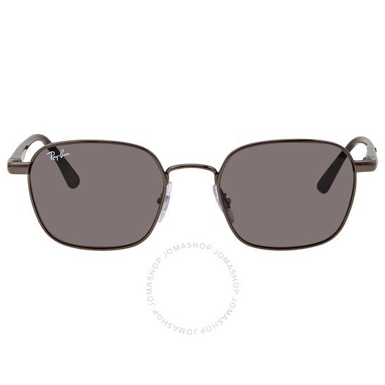 Ray Ban Dark Grey Square Men's Sunglasses 0RB3664 004/B1 50