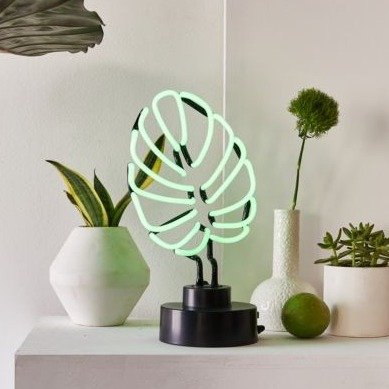 Monstera Leaf Neon Sign Table Lamp