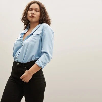 The Washable Silk Relaxed Shirt
