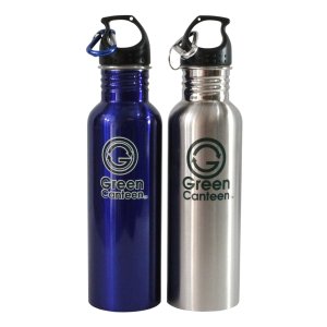 GREEN CANTEEN 25-Ounce Stainless Steel Water Bottle 2-Pack