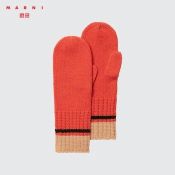 Knitted Mitten Gloves (MARNI)