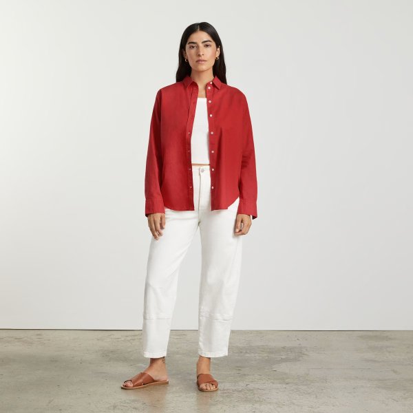 The Silky Cotton Relaxed Shirt