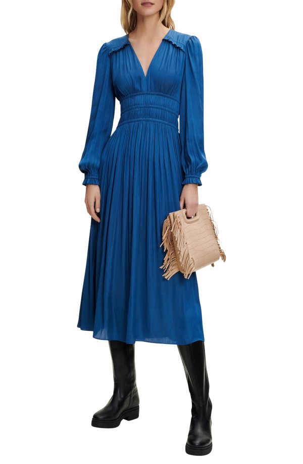 Rianette Long Sleeve Midi Dress