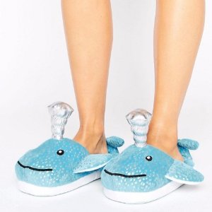 ASOS NESSIE Whale Slippers