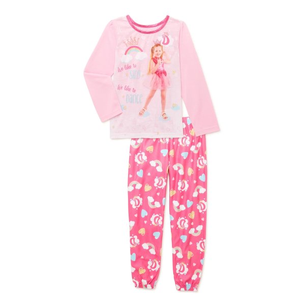 Love Diana Girls' Pajama Set, 2-Piece, Sizes 4-10