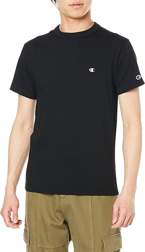 C3-P300 男士T恤，短袖，纯棉，经典，单点徽标刺绣，短袖T恤