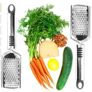 Grater by Nature's Kitchen Coarse Commercial Grade Stainless Steel