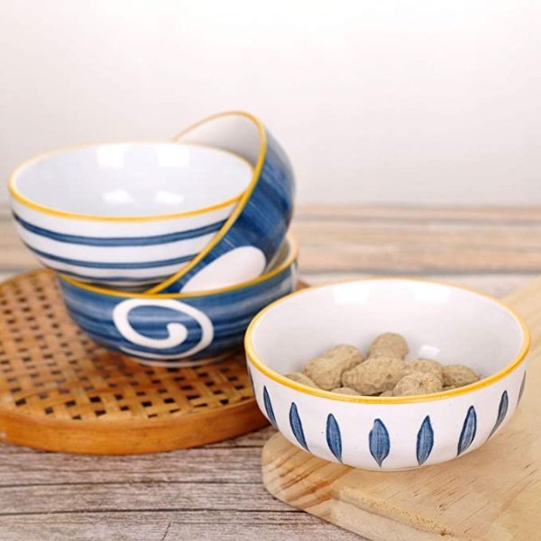 VanEnjoy Japanese Style Ceramic Porcelain Sushi Dipping Bowls