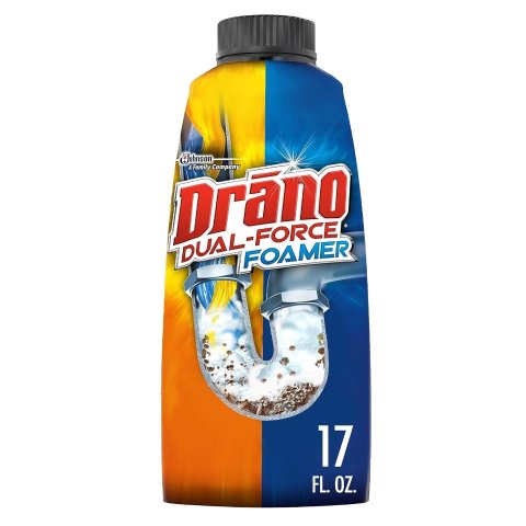 Drano 双重泡沫管道清洁剂 17 oz