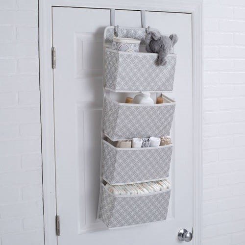 Deluxe Water-Resistant 4 Pocket Hanging Wall Organizer