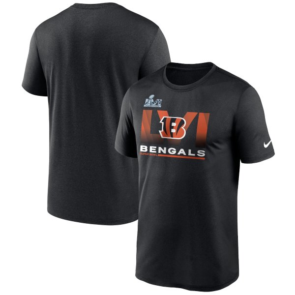 Cincinnati Bengals Nike Black Super Bowl LVI Bound T恤