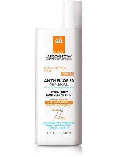 Anthelios Tinted Mineral Sunscreen for Face SPF 50
