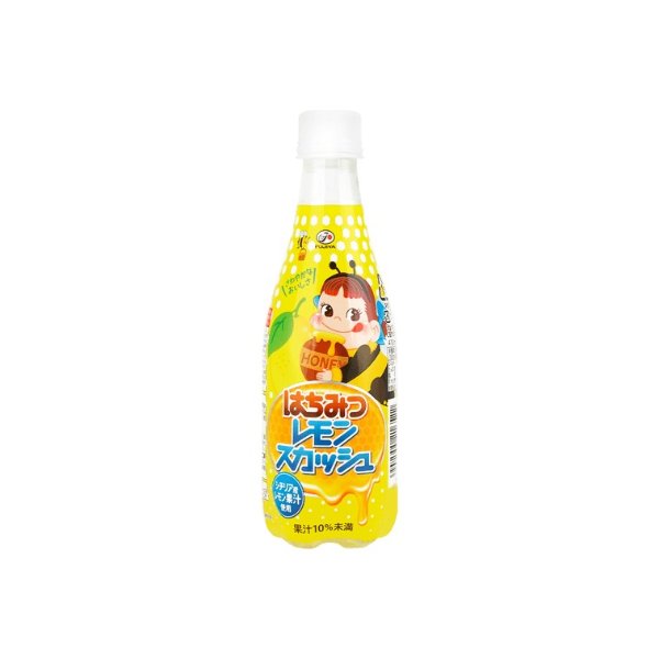 FUJIYA Honey Lemon Squash - Fruit Soda, 13.86fl oz