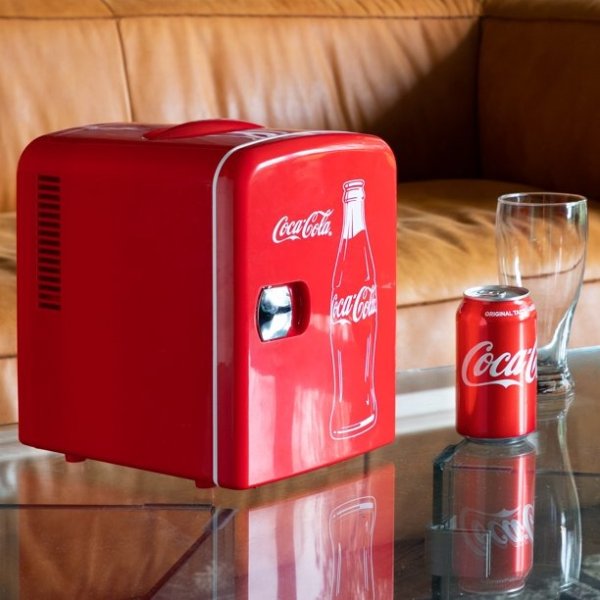 Coca-Cola Classic Coca-Cola 4 Liter 6 Can Portable Fridge