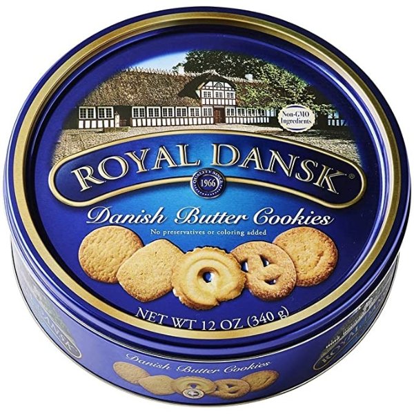 Danish Cookie Selection, No Preservatives or Coloring Added, 12 Ounce