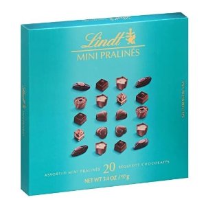 Lindt Mini Pralines, Assorted Chocolate Pralines with Premium Filling, 3.4 oz