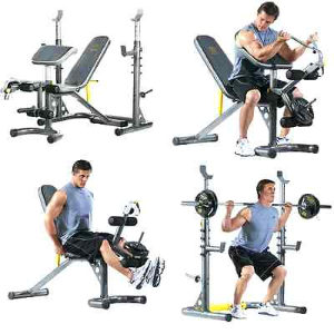 Gold's Gym XRS 20 Olympic Workout Bench with Squat Rack @ Amazon.com