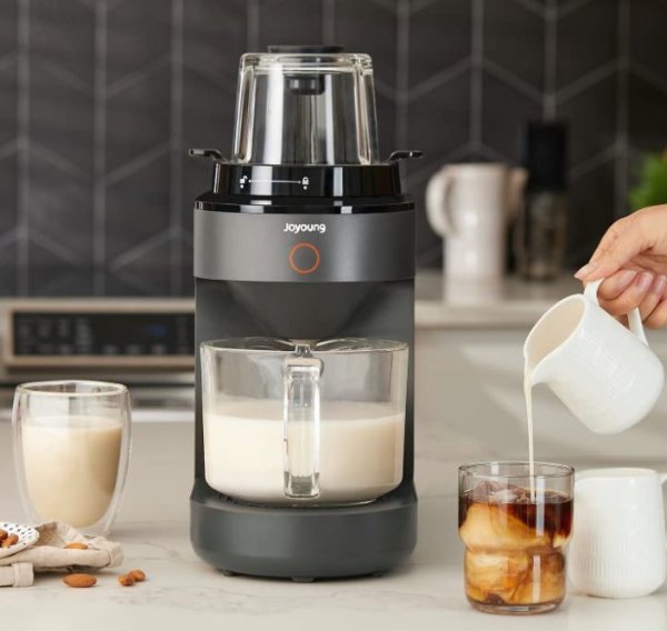 Blender Fully Automatic, Soy Milk Maker, Glass Blender Cold and Hot with 8 Presets, Self-cleaning Blenders for Kitchen, Soup Maker, Almond Milk, Oat Milk, Shakes and Smoothies, Soy Milk.