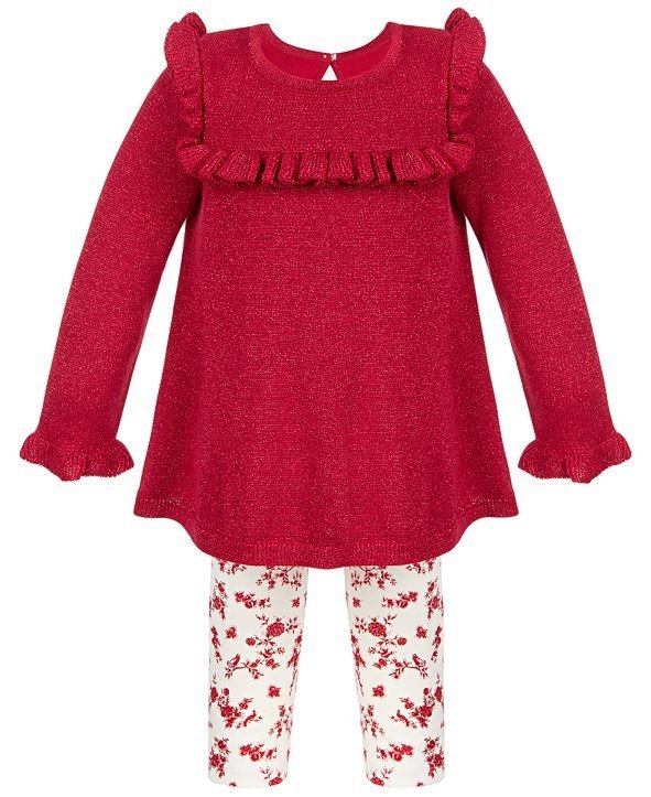 Baby Girls Sweater Tunic Set, Created for Macy's