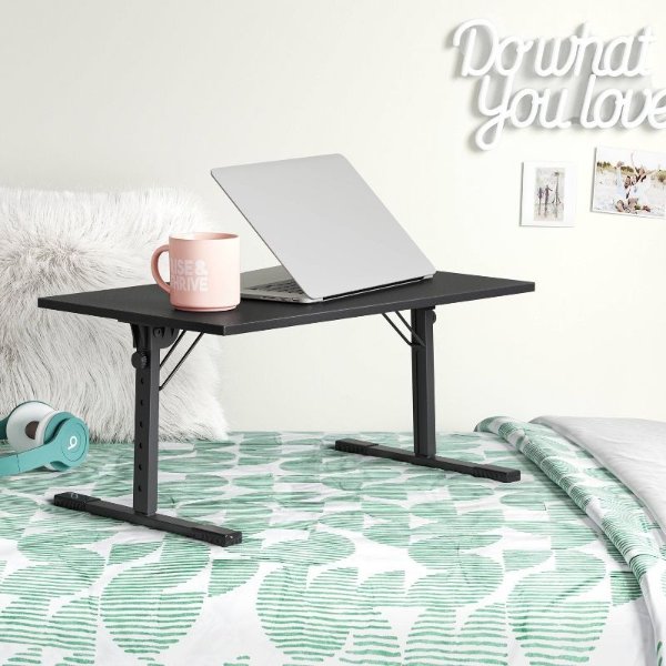Adjustable Mixed Material Lap Desk Black - Room Essentials™