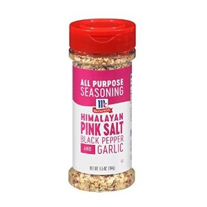 McCormick Himalayan Pink Salt Black Pepper And Garlic All Purpose Seasoning 6.5 Ounce