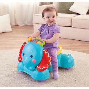 Fisher-Price 3-in-1 Bounce Stride & Ride Elephant