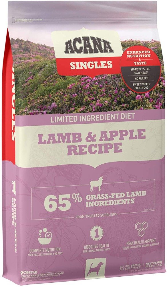 Singles Lamb & Apple Recipe Grain Free Dry Dog Food | Petflow