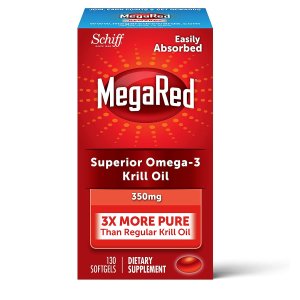 MegaRed 350mg Omega-3 磷虾油胶囊 130粒