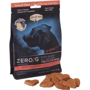 Darford Zero/G Minis Roasted Salmon Dog Treats, 6-oz