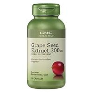 GNC Herbal Plus® Grape Seed Extract 300 mg 100 Capsules