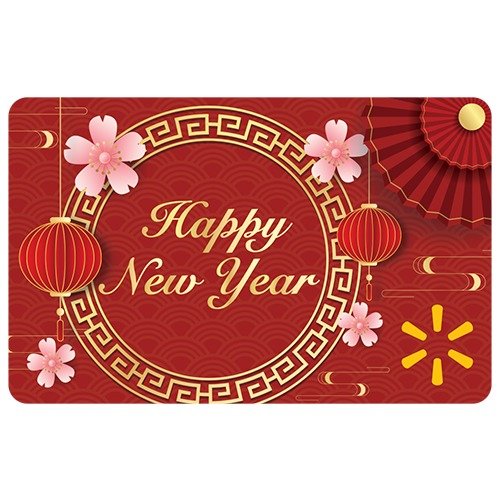 Traditional New Year Walmart Gift Card