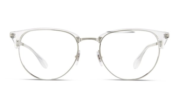 Ray-Ban 6396 Clear w/Silver Prescription Eyeglasses