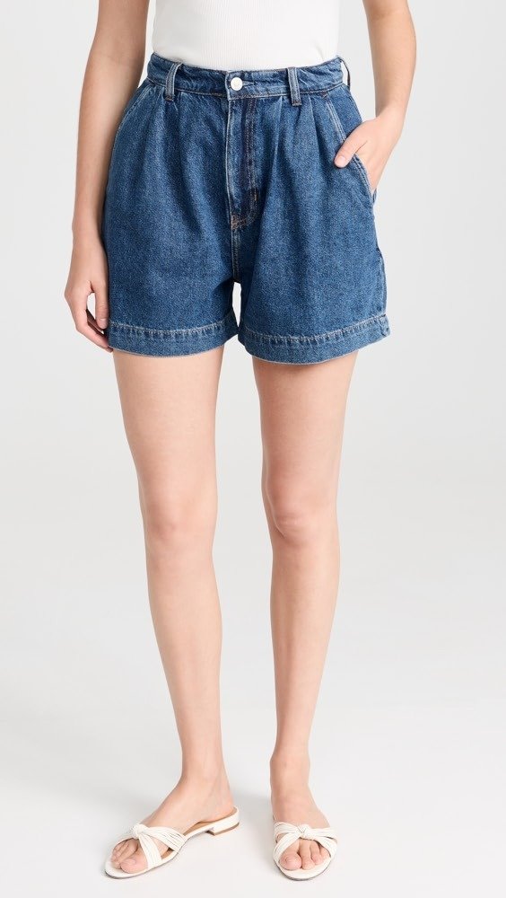 Francis High Rise Pleated Shorts